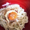 なつ♫'s cooksnap of when they made 冷凍うどんde超簡単カルボ風釜揚げうどん.
