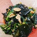 ikamama's cooksnap of when they made ニラと生わかめのナムル.