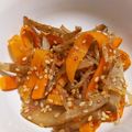 コハトヤ☆シンリ's cooksnap of when they made ちょいと小鉢に♪豚コマのきんぴらゴボウ.