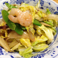 北京パンダ's cooksnap of when they made 春キャベツとエビのマヨ味噌炒め。.