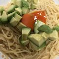 ☆えりんこ☆★'s cooksnap of when they made 牛乳でつくるタラコアボカドクリームスパ.