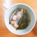 なふぃこ's cooksnap of when they made ほうれん草とウインナーのコンソメスープ☆.