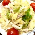 ウマナミ's cooksnap of when they made 蒸し鶏と茹でキャベツのさっぱりサラダ.