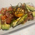 笑華☆'s cooksnap of when they made 簡単！焼肉のタレでお刺身ユッケ.