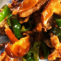 maaaayuu's cooksnap of when they made 豚肉とピーマンとしいたけの炒め物.