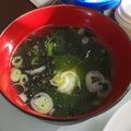 きわんこ's cooksnap of when they made わかめと温泉卵のスープ.