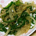 ぽちぼて's cooksnap of when they made ピーマンと玉ねぎとしらすのめんつゆ炒め☆.