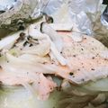 ツヅコ's cooksnap of when they made フライパン1つで鮭ときのこのホイル焼き.