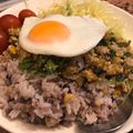 ハコベスズナ's cooksnap of when they made ジェノベーゼでガパオライス☆.