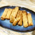 さるちゃんばなな's cooksnap of when they made 柿とクリームチーズの春巻.