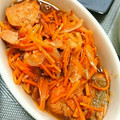 ◯usa◯'s cooksnap of when they made 生鮭の南蛮漬け風　スイートチリソース和え.