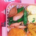 クックM67KM5☆'s cooksnap of when they made 魚肉ソーセージといんげんの中華炒め.