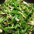 だぁしま's cooksnap of when they made ★簡単★ピーマンと舞茸の醤油焼き★副菜★.