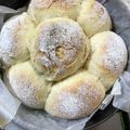 ジェイ（変えました）'s cooksnap of when they made ストウブで全粒粉とクルミのちぎりパン.