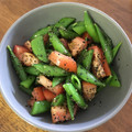 YuMy84's cooksnap of when they made いんげんとプチトマトの黒ゴマ和えサラダ.