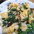 横浜せいちゃん's cooksnap of when they made ピリ辛♪シーフードにら玉.