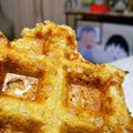 zakkiiM's cooksnap of when they made 朝食におやつに♪おから！？なワッフル.