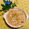 サヤスカマカン's cooksnap of when they made 鮭フレークと山芋の✿オーブン焼き.