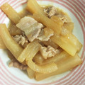 zu87's cooksnap of when they made 大根の皮で作る！豚ばら大根＊味噌煮込み.