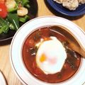 おりぼぶ's cooksnap of when they made 温玉レタススープ.