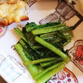 hitomi♪＊'s cooksnap of when they made 簡単⑅小松菜の中華風炒め.