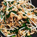 YYuuuuRi's cooksnap of when they made 豚肉ともやしとニラの中華風炒め.