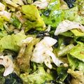 janqoo's cooksnap of when they made レタスと海苔のサラダ.