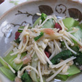 ともこキッチン's cooksnap of when they made チンゲンサイとえのきの梅かつお和え.
