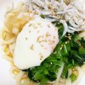 67luna's cooksnap of when they made 温玉しらすおろし☆ぶっかけうどん♪.