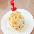 まーさんれなさん's cooksnap of when they made 1歳バースデーケーキ＊離乳食.