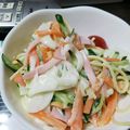 ユーロン's cooksnap of when they made カロリー控えめ！玉葱ヨーグルトでスパサラ.