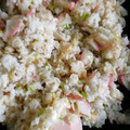 しみぴ's cooksnap of when they made おじゃこと蒲鉾の簡単やきめし。.