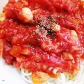 ☆チカチュウ☆'s cooksnap of when they made ☆ニンニクとトマトソースのパスタ☆.