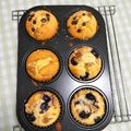 drk651's cooksnap of when they made ブルーベリーチーズマフィン.