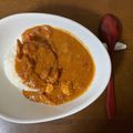 ちんいえ's cooksnap of when they made 超時短！サラダチキンでバターチキンカレー.