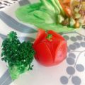 pocoちゃ's cooksnap of when they made お弁当に❤チューリップのお花(・ω・)✿.