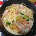 まな姫's cooksnap of when they made 濃厚♡カルボナーラスープパスタ.