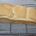 いかめし321's cooksnap of when they made 簡単手捏ねの 黒ゴマ入り米粉食パン.