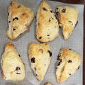 なおらいにゃん's cooksnap of when they made クランベリーとホワイトチョコのスコーン.