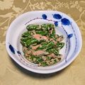 ぽんこ♡'s cooksnap of when they made スナップエンドウの明太マヨかけ.