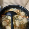 クックKMCCW6☆'s cooksnap of when they made 鶏団子と白菜のあったかスープ 春雨入り.