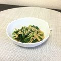 ☆こまっと☆'s cooksnap of when they made ほうれん草のなめ茸あえ.