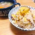 クック8685M4☆'s cooksnap of when they made 簡単すぎる！薩摩芋と挽肉の炊き込みご飯.