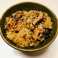 azbjbn's cooksnap of when they made さば缶＆ひじきde炊き込みご飯.