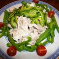 momoco's cooksnap of when they made ゴーヤと豚しゃぶのアジアンサラダ☆.