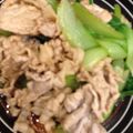 happykote's cooksnap of when they made 豚とチンゲン菜のごまポン和え.