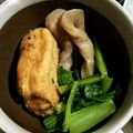 ⋆～miyuki～⋆'s cooksnap of when they made 魚河岸あげとこんにゃくと小松菜の煮物♡.