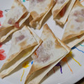 じゅんともた's cooksnap of when they made 残った焼売の皮で☆プチピザ風.