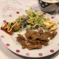 クックELLKF6☆'s cooksnap of when they made 大豆ミートの焼肉風（フィレタイプ）.