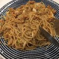 ジンベーザメ's cooksnap of when they made 鮭水煮缶と長ネギのバター醤油パスタ.